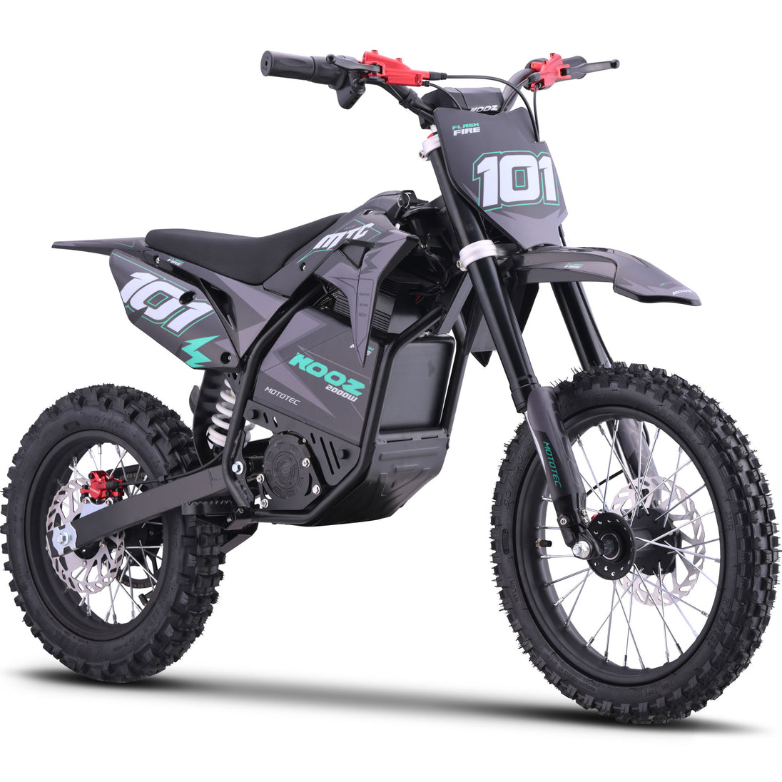 MotoTec 60v 2000w Pro Electric Dirt Bike Lithium (HP115E) - Recreational Off-Road Use Only