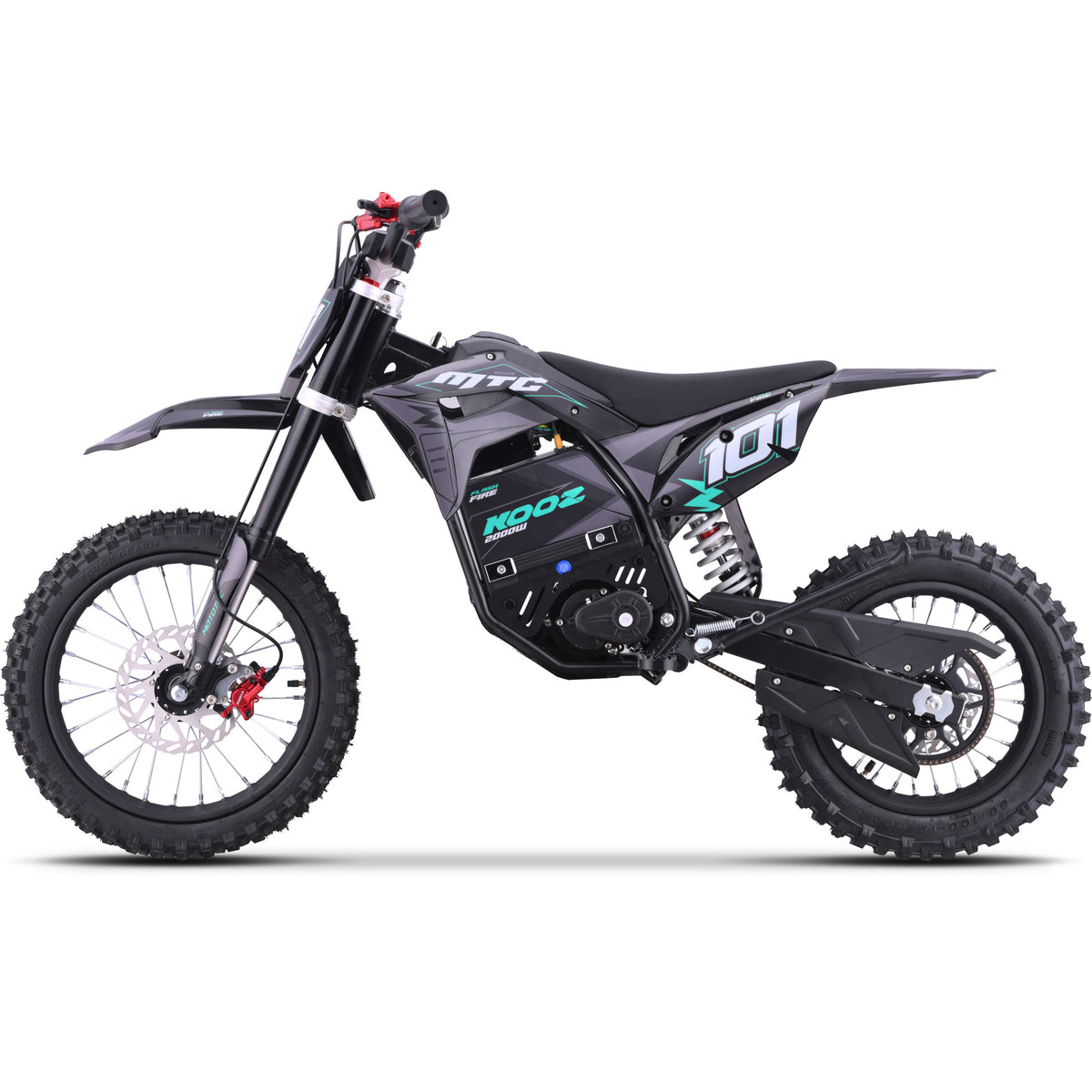 MotoTec 60v 2000w Pro Electric Dirt Bike Lithium (HP115E) - Recreational Off-Road Use Only