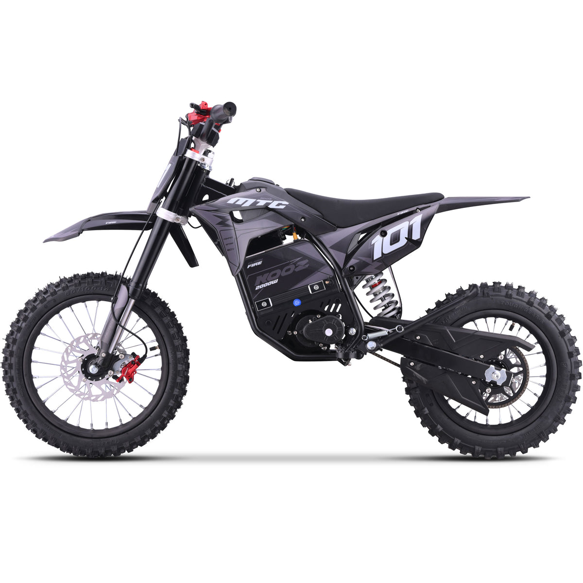 MotoTec 60v 2000w Pro Electric Dirt Bike Lithium (HP115E) - Recreational Off-Road Use Only