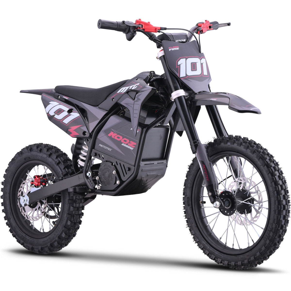 MotoTec 60v 2000w Pro Electric Dirt Bike Lithium (HP115E) - Recreational Off-Road Use Only