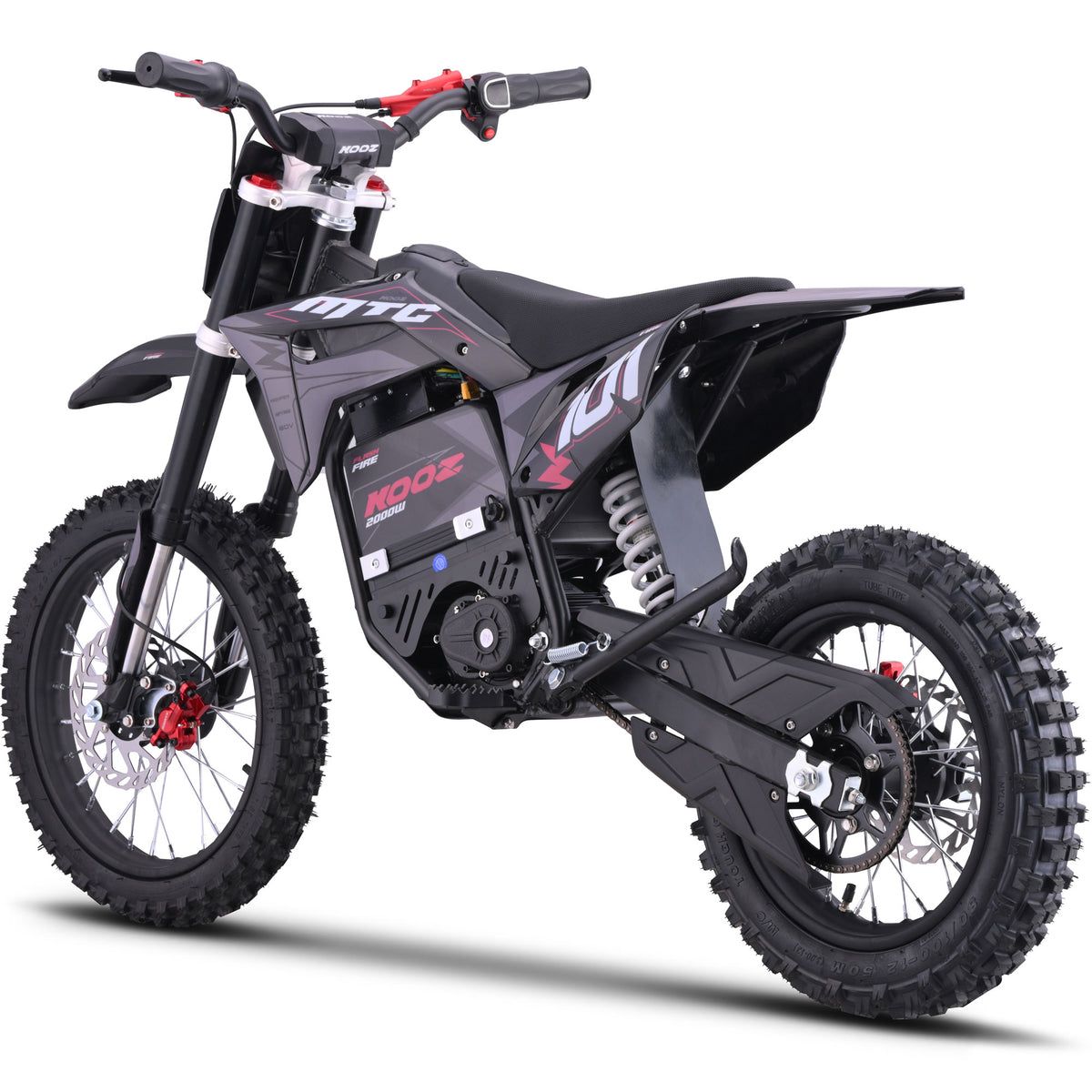 MotoTec 60v 2000w Pro Electric Dirt Bike Lithium (HP115E) - Recreational Off-Road Use Only