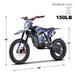 MotoTec 60v 2000w Pro Electric Dirt Bike Lithium (HP115E) - Recreational Off-Road Use Only