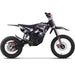 MotoTec 60v Pro Electric Dirt Bike 2000w Lithium Grey
