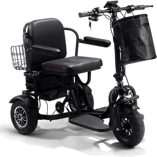 MotoTec Folding Mobility Electric Trike 48v 1000w Dual Motor Lithium