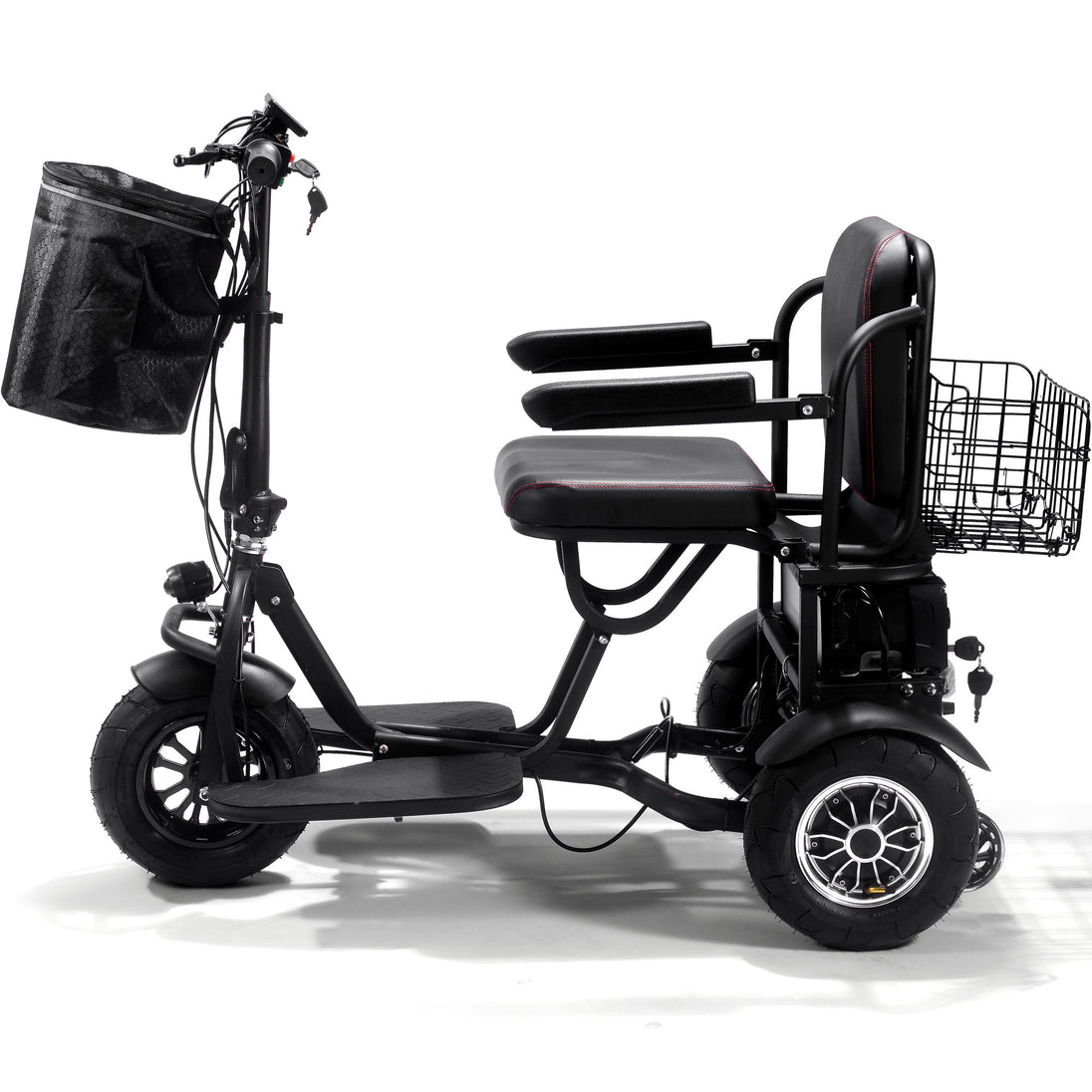MotoTec Folding Mobility Electric Trike 48v 1000w Dual Motor Lithium