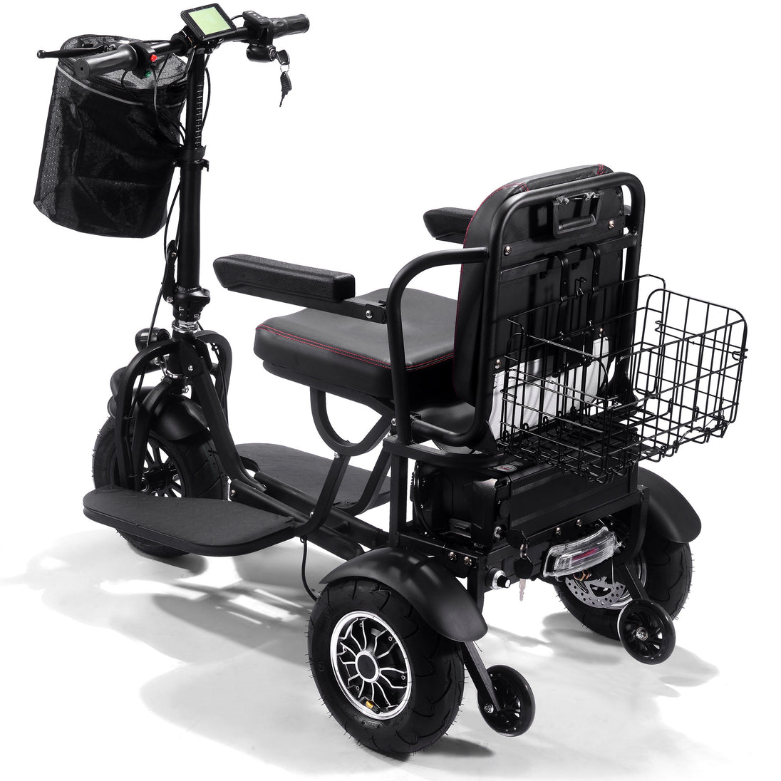 MotoTec Folding Mobility Electric Trike 48v 1000w Dual Motor Lithium
