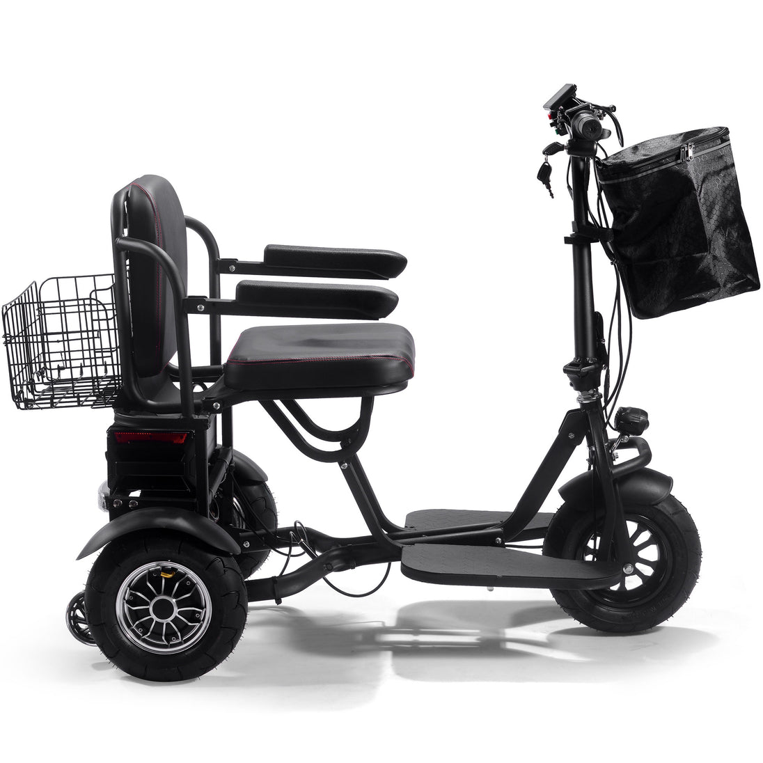 MotoTec Folding Mobility Electric Trike 48v 1000w Dual Motor Lithium