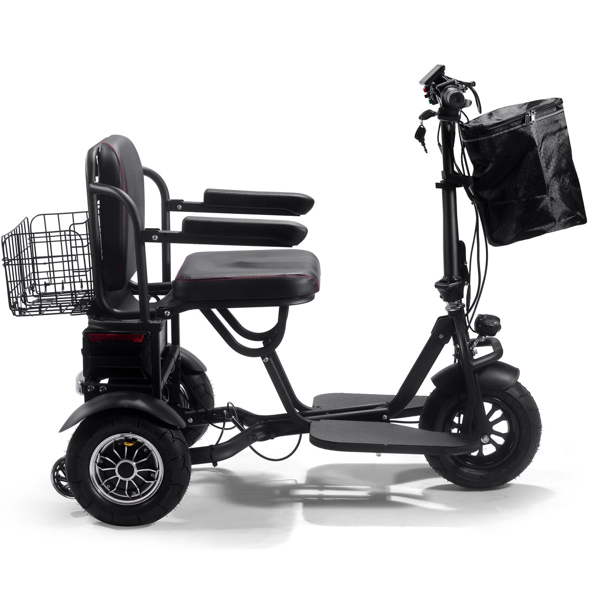 MotoTec Folding Mobility Electric Trike 48v 1000w Dual Motor Lithium