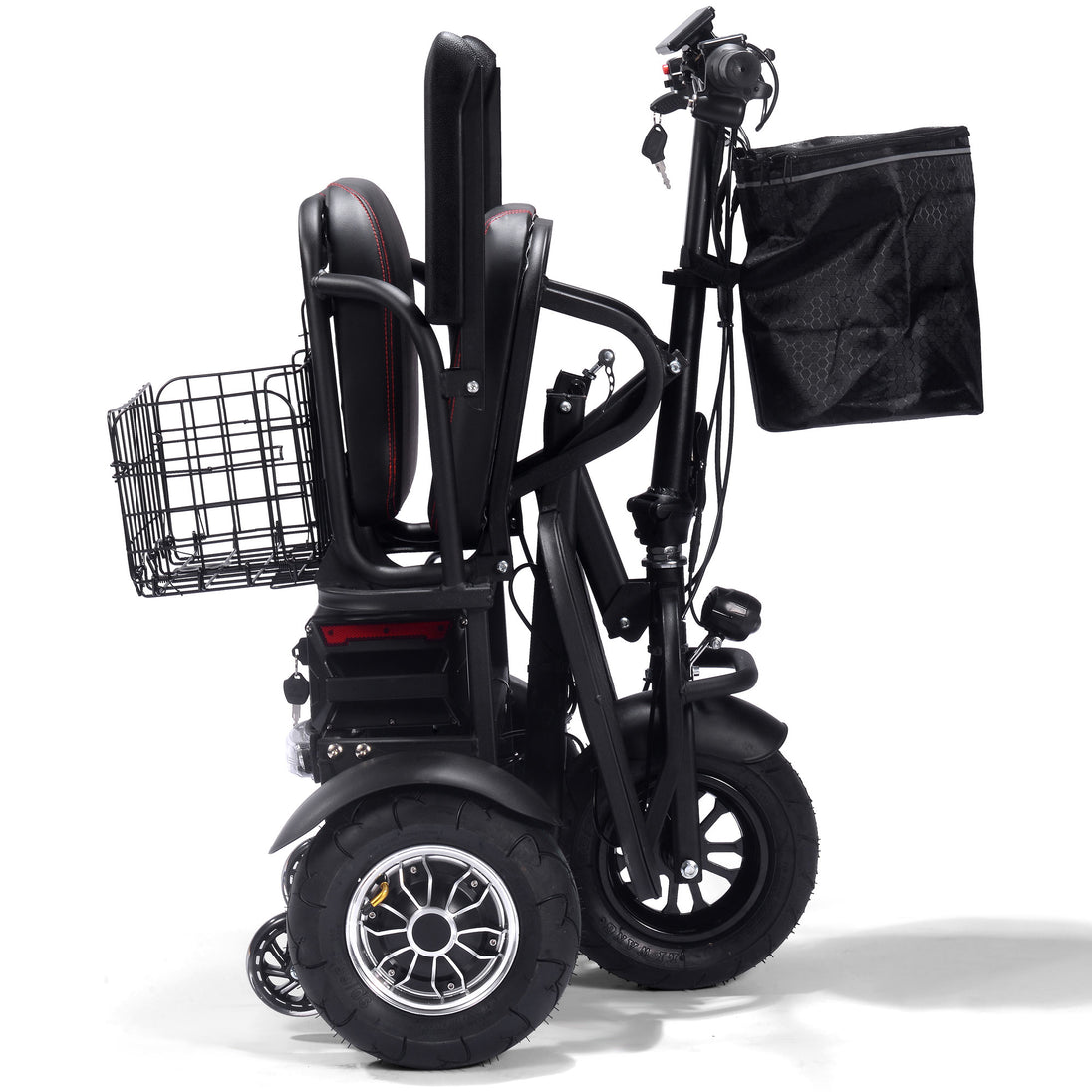 MotoTec Folding Mobility Electric Trike 48v 1000w Dual Motor Lithium