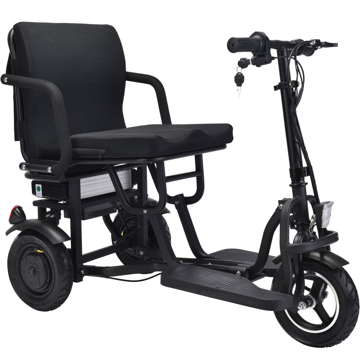 MotoTec Folding Mobility Electric Trike 48v 700w Dual Motor Lithium