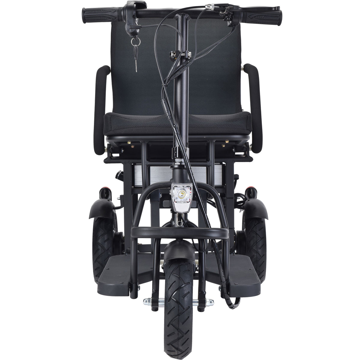 MotoTec Folding Mobility Electric Trike 48v 700w Dual Motor Lithium