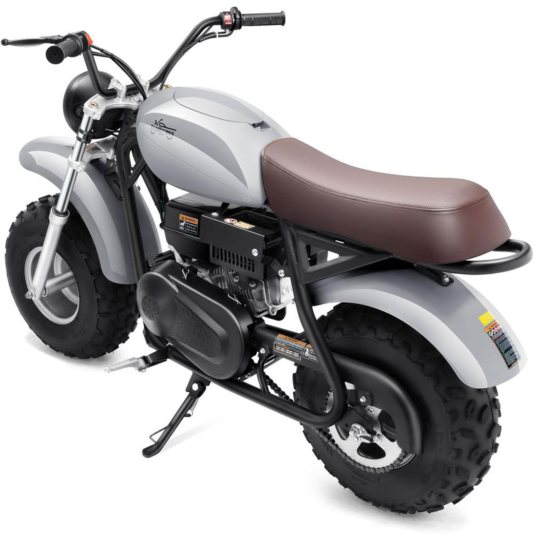 MotoTec 200cc 6.5HP Trailcross Gas Powered Mini Bike - Recreational Off-Road Use Only