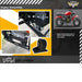 MotoTec 200cc 6.5HP Trailcross Gas Powered Mini Bike - Recreational Off-Road Use Only