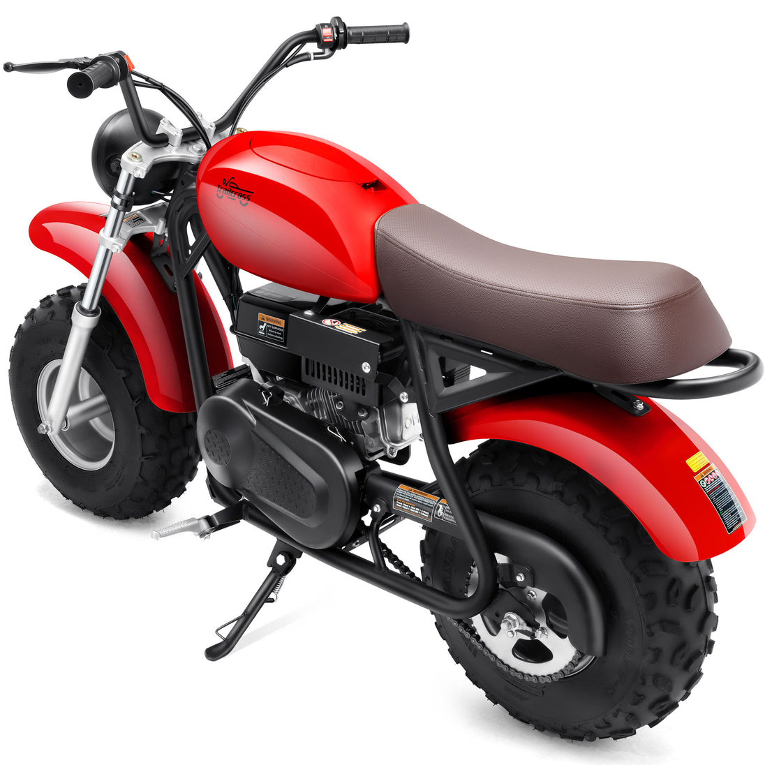 MotoTec 200cc 6.5HP Trailcross Gas Powered Mini Bike - Recreational Off-Road Use Only
