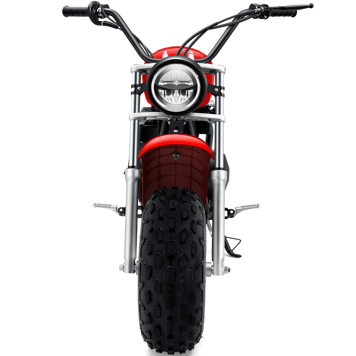 MotoTec 200cc 6.5HP Trailcross Gas Powered Mini Bike - Recreational Off-Road Use Only