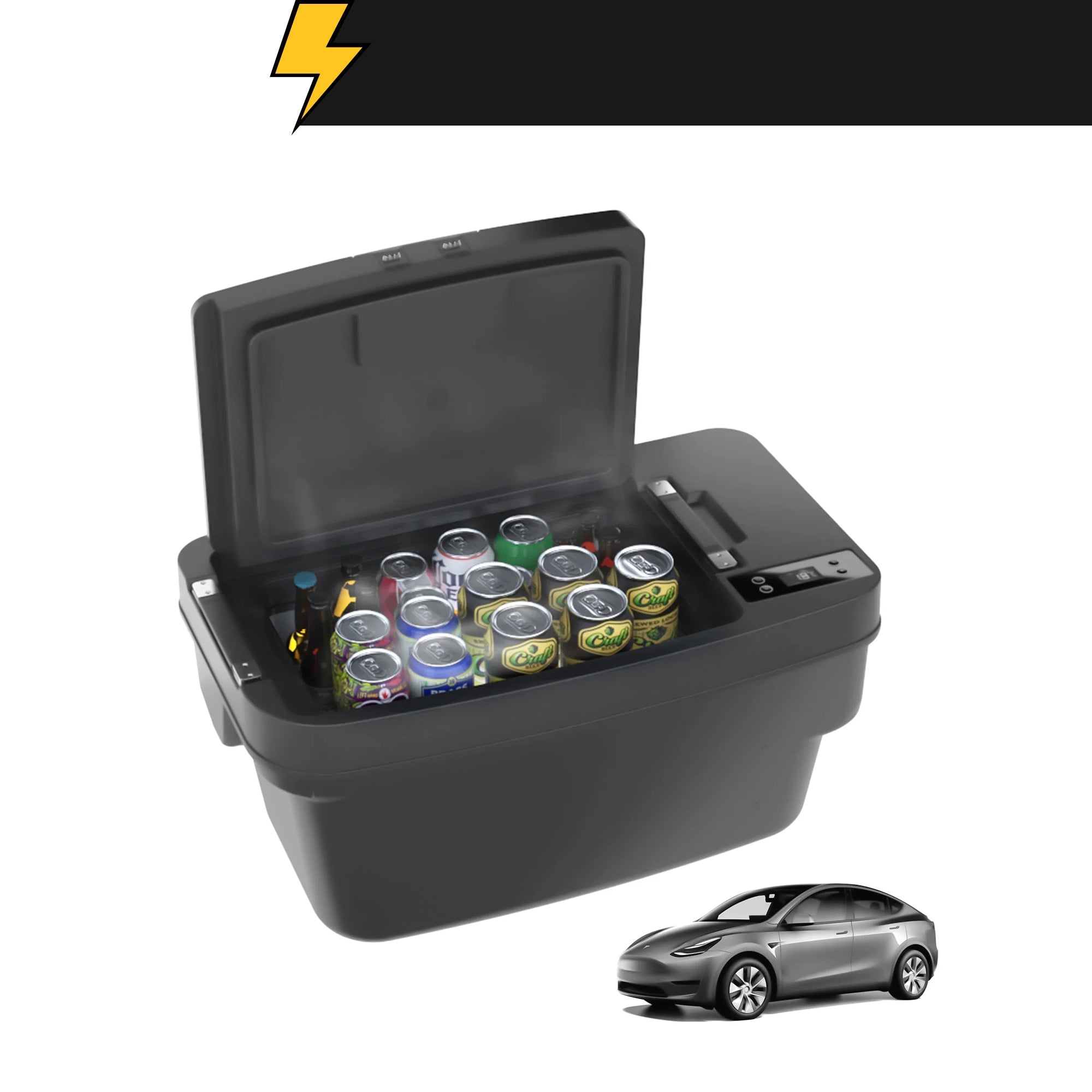 ACOPOWER TesFridge Portable Freezer Specially Designed for Tesla Model Y