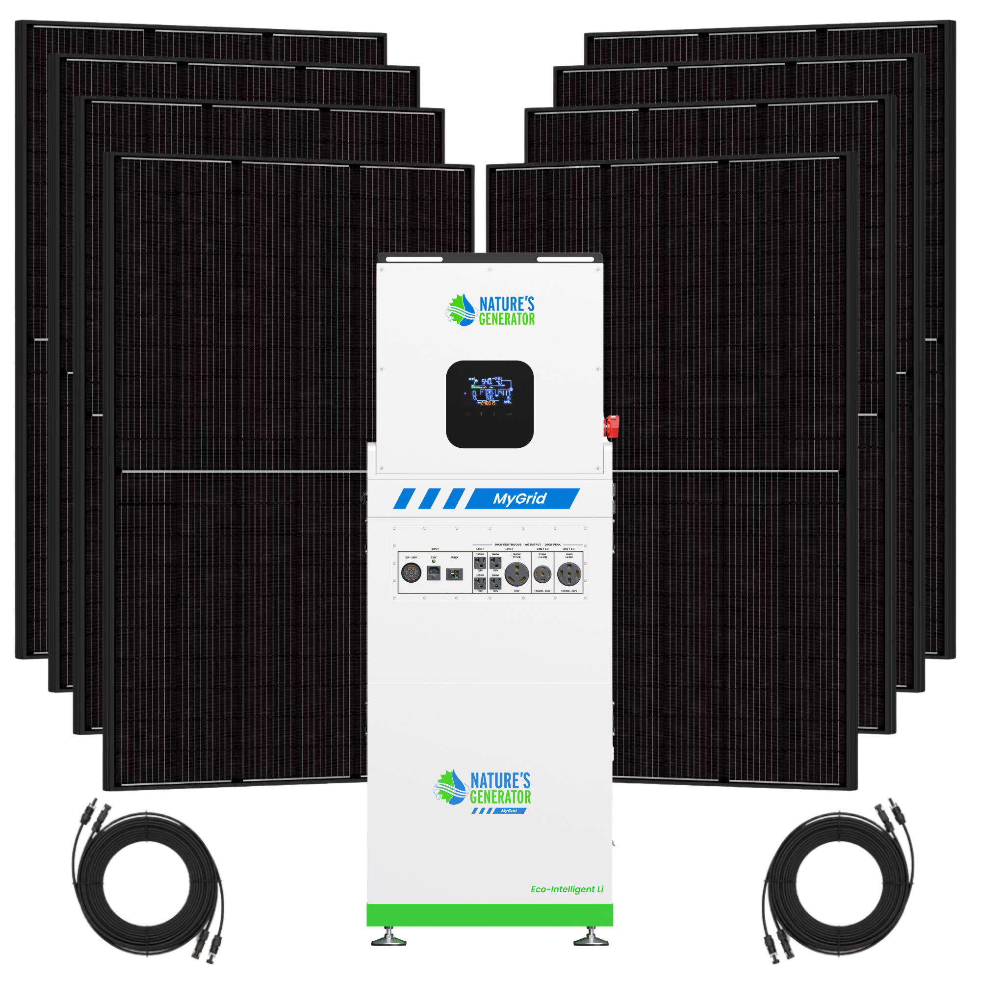 Nature's Generator MyGrid 10K Solar Generator for Home