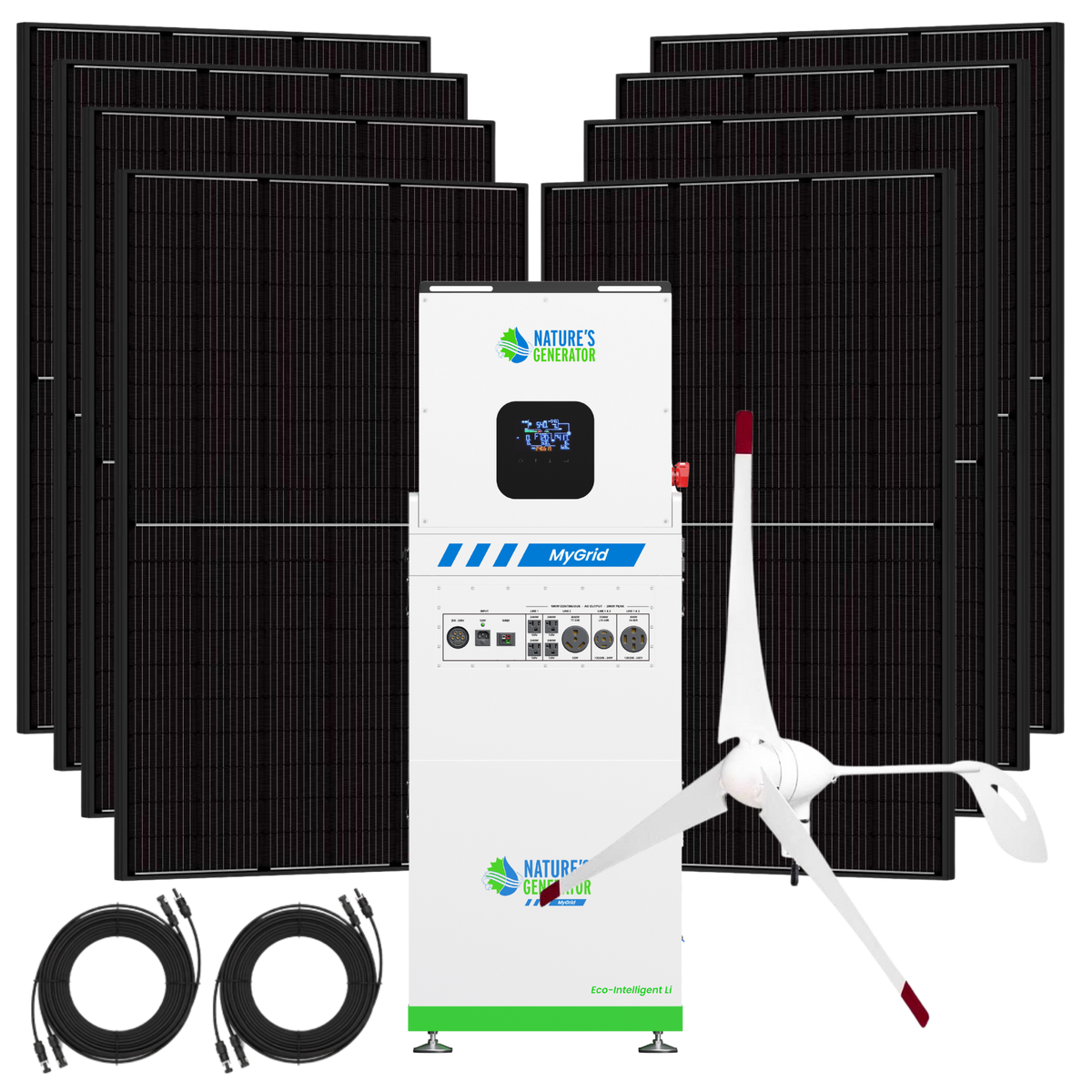 Nature's Generator MyGrid 10K Gen 2 Solar and Wind Generator for Home