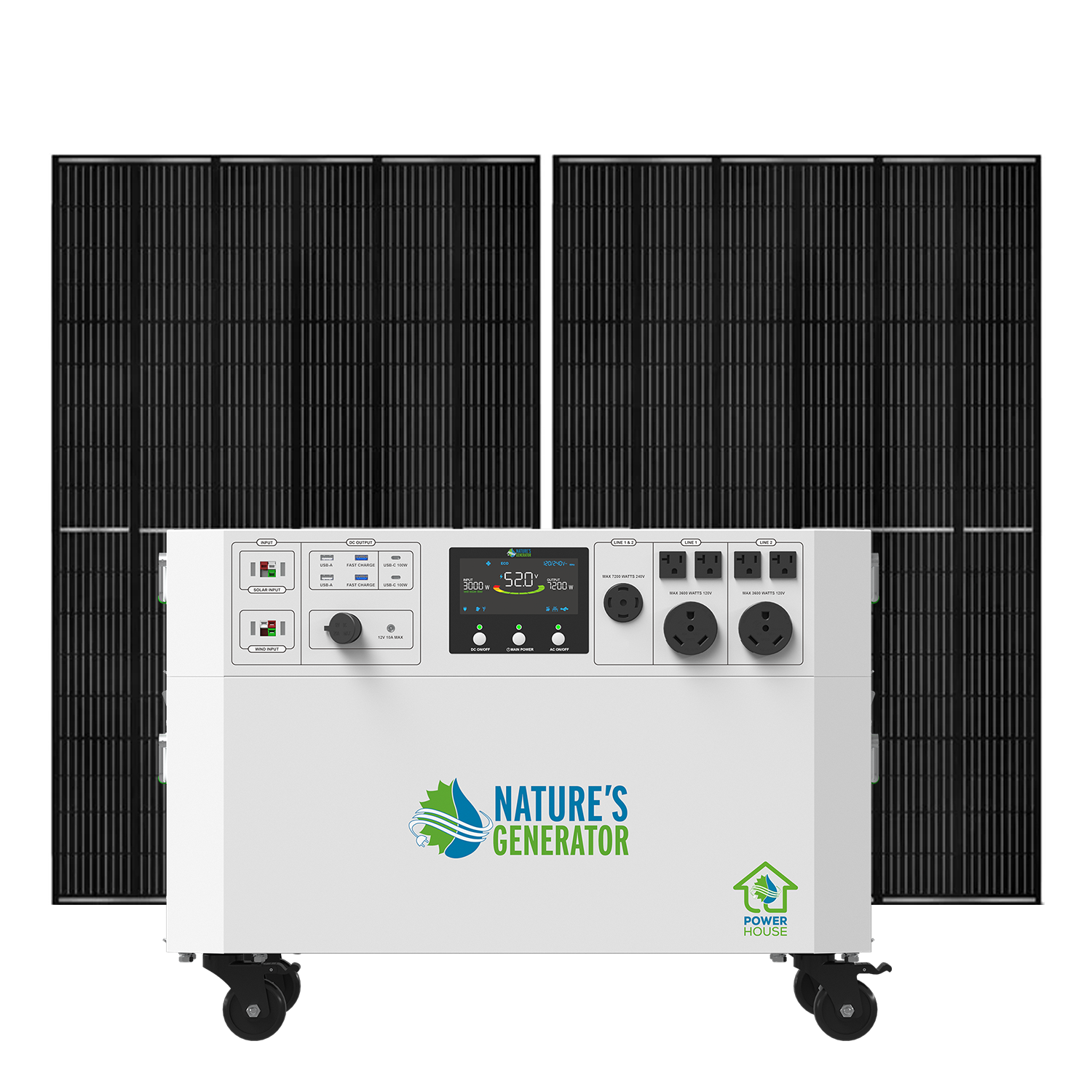 Nature's Generator Powerhouse Gen 2 Whole Home Solar Generator