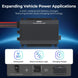 Renogy 12V 24V IP67 50A DC-DC Battery Charger with MPPT