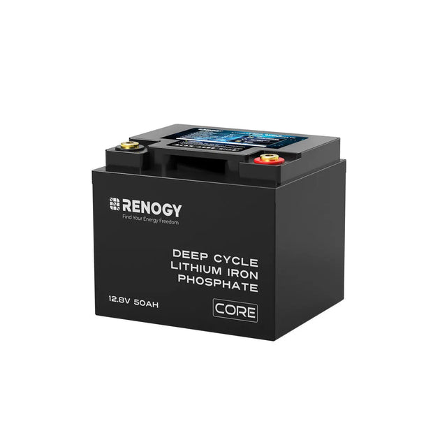 Renogy 12V 50Ah Deep Cycle Lithium Iron Phosphate Battery Core Series