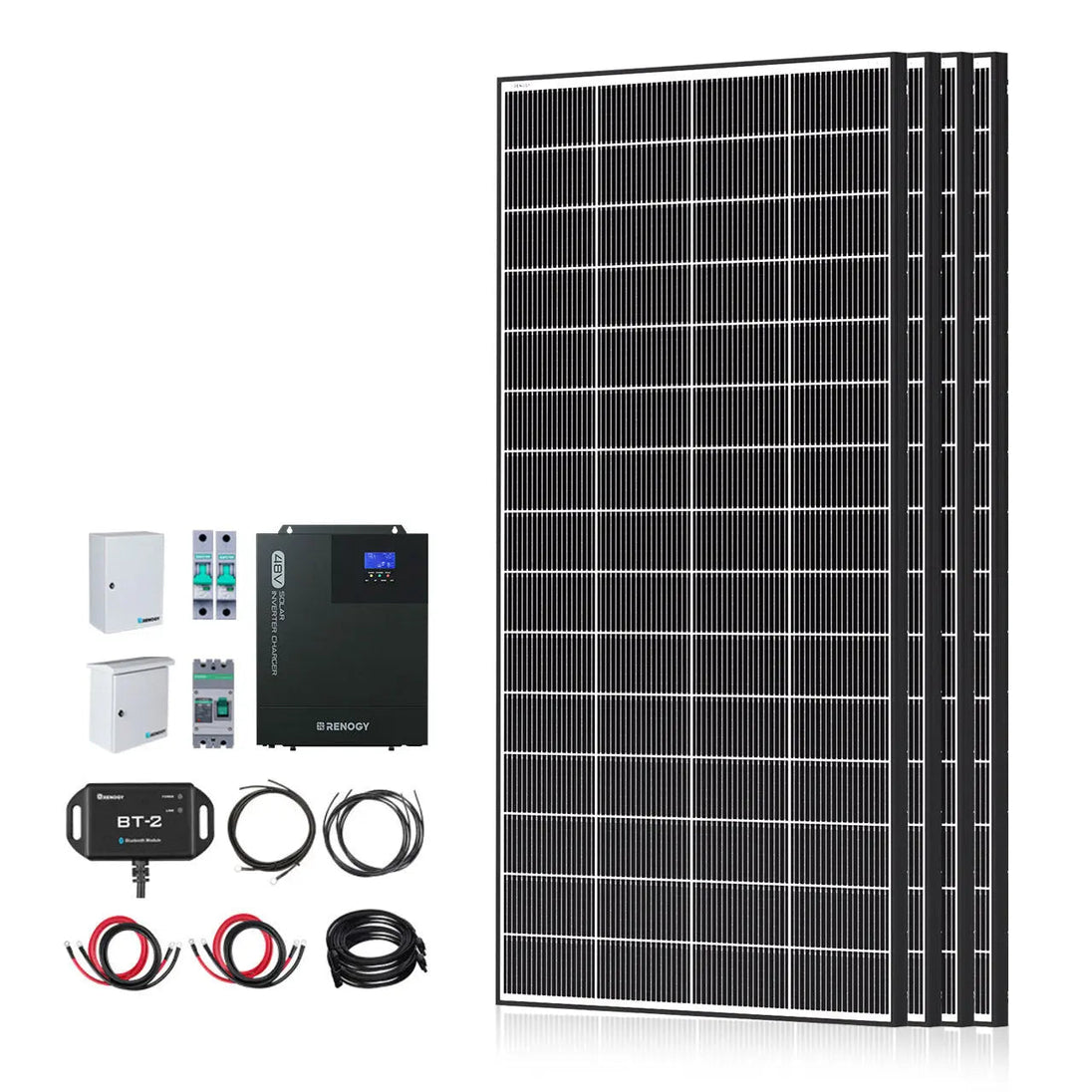 Renogy Complete Solar Kit with 9.6kWh Batteries