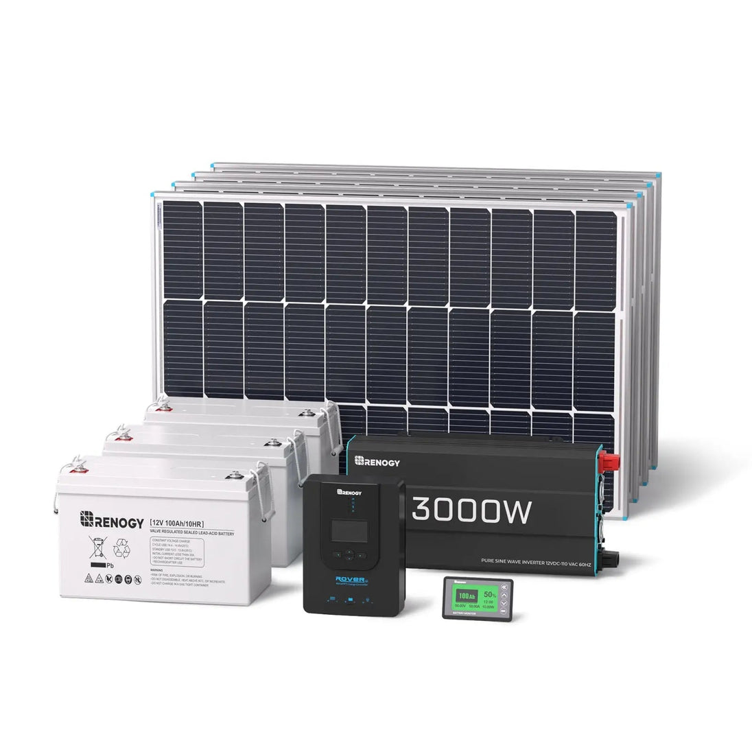 Renogy 400W 12V Complete Solar Panel Kit