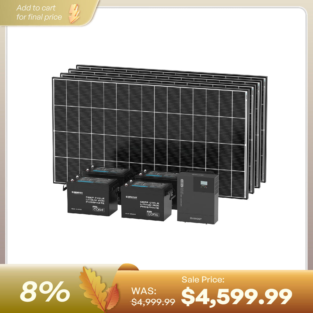 Renogy Cabin Solution Lithium Battery Kit