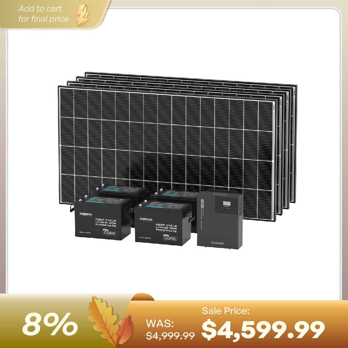 Renogy Cabin Solution Lithium Battery Kit