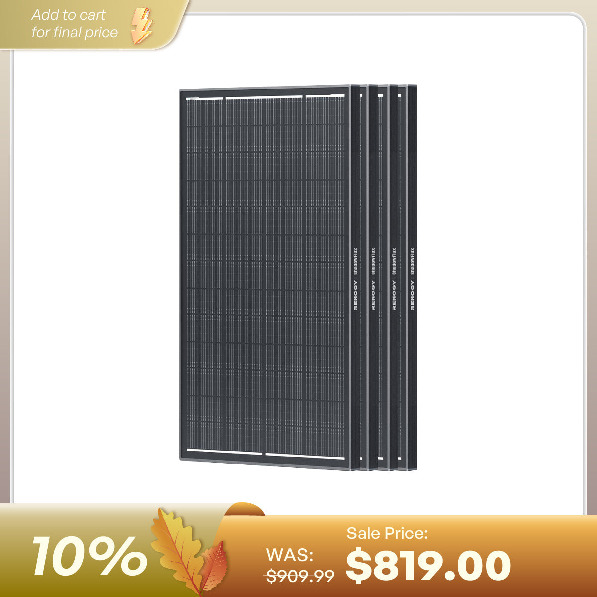 Renogy ShadowFlux N-Type Anti-Shading Solar Panel