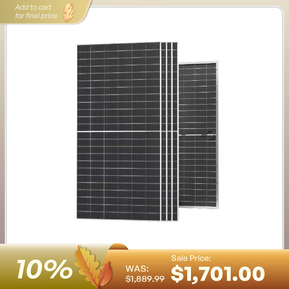 Renogy 590W N-Type Bifacial Solar Panel