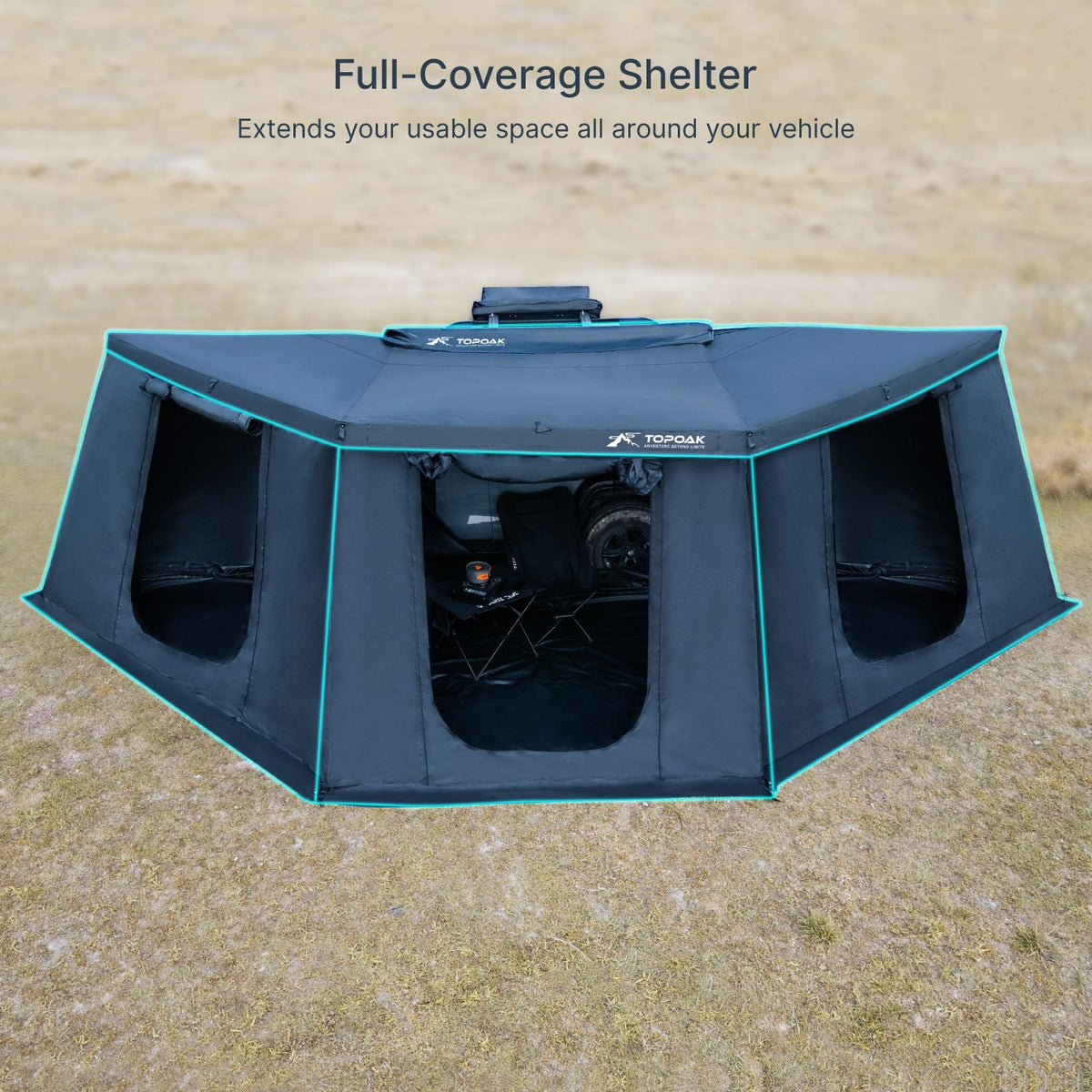Topoak 180-degree Awning Walls