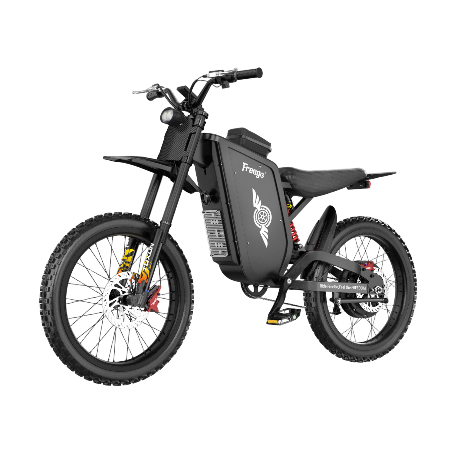 Freego X3 / X3 Pro All-Terrain Electric Dirt Bike with Pedals - Recreational Off-Road Use Only