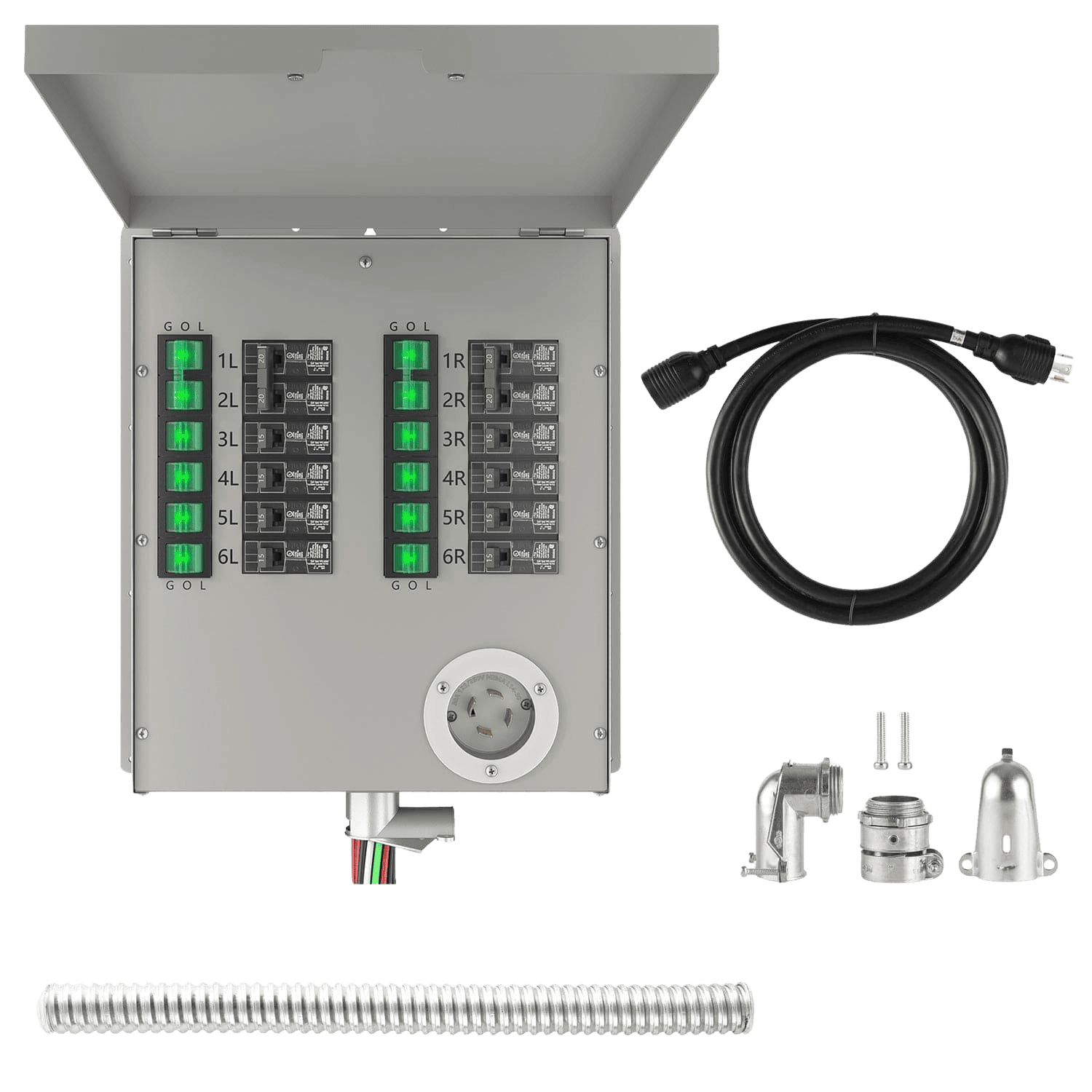 Nature's Generator 12-Circuit 120/240V 30A Non-Automatic Transfer Switch