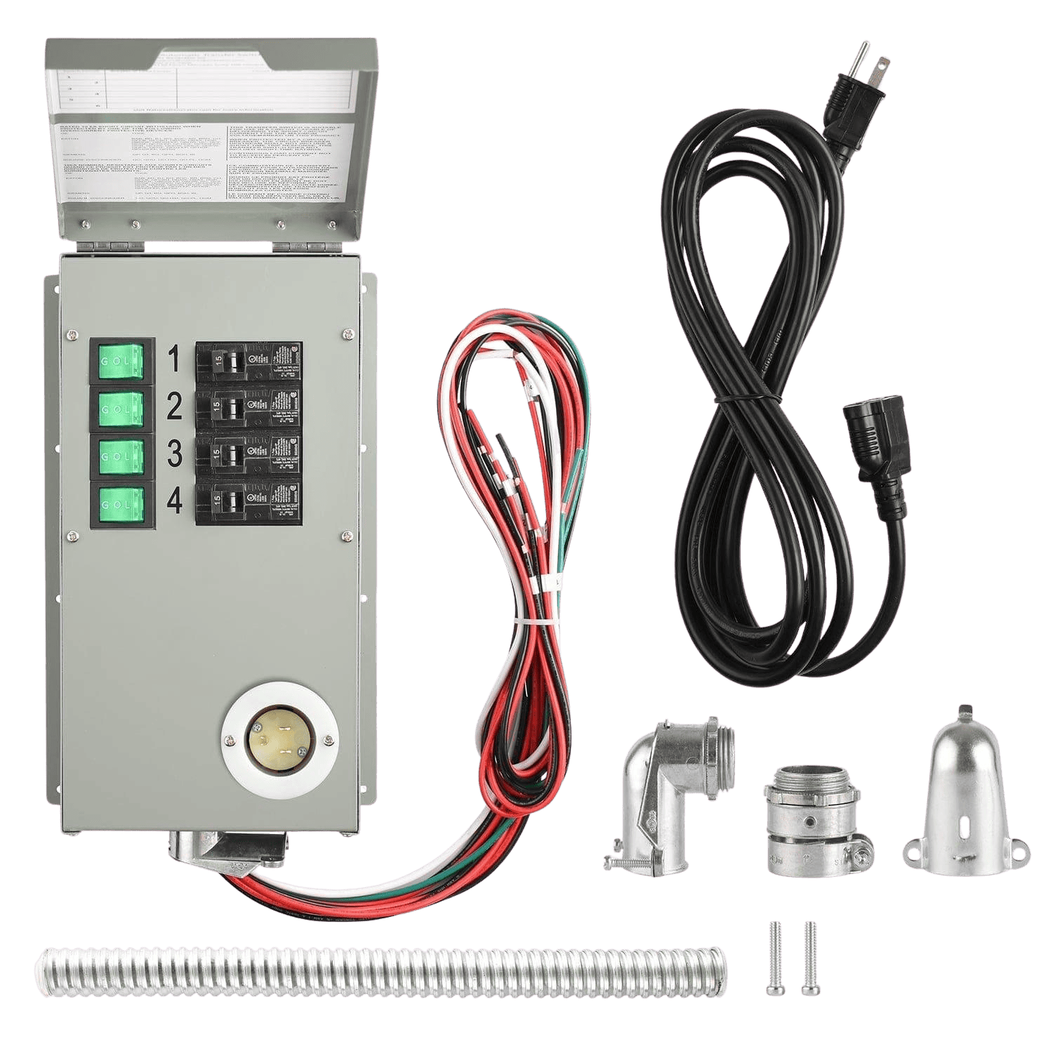 Nature's Generator 120V 15A 4-Circuit Non-Automatic Transfer Switch